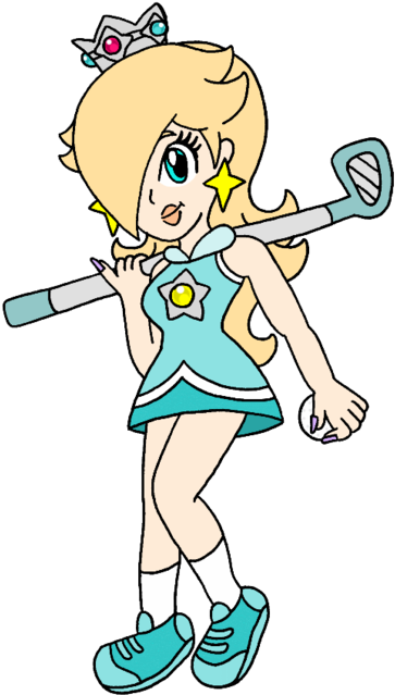 Golf Rosalina Collab By Rafaelmartins On Deviantart - Mario Golf Rosalina (400x667)