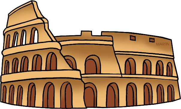 Easy To Draw Colosseum (648x405)