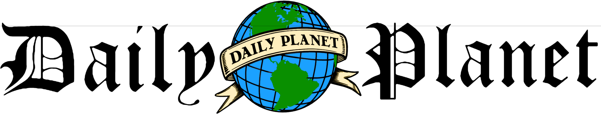 Daily Planet Logo By Noahlc On Deviantart - Daily Planet Press Badge (1936x413)
