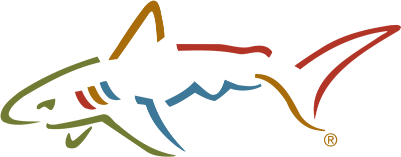 View Larger Image Greg Norman Women's Golf Apparel - Greg Norman Shark Logo (800x362)