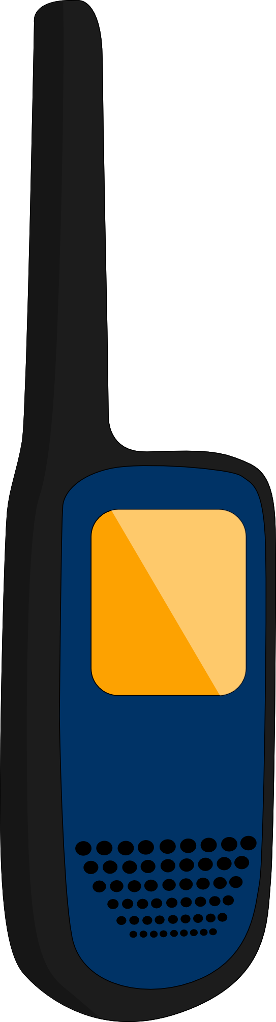Police Clipart Walkie Talkie - Police Walkie Talkie Clipart (543x2011)