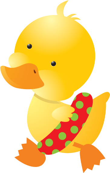 Wall Color - Baby Duck Cartoon Png (374x568)