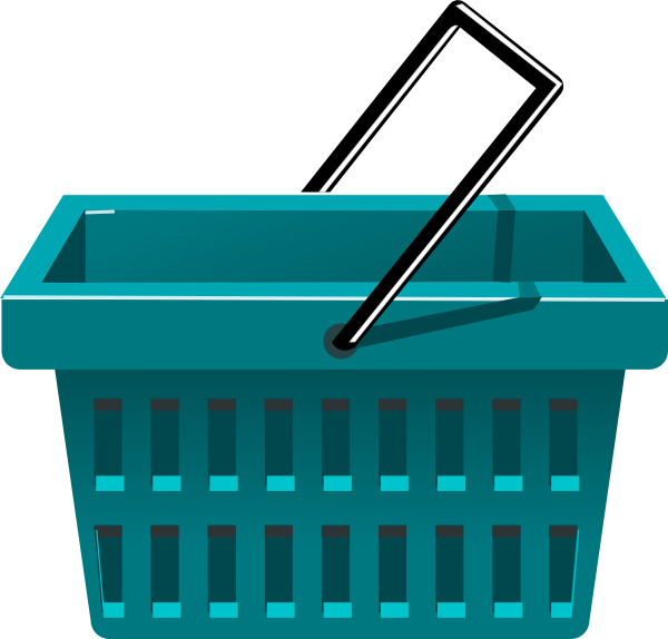 Shopping Basket Clipart (600x574)
