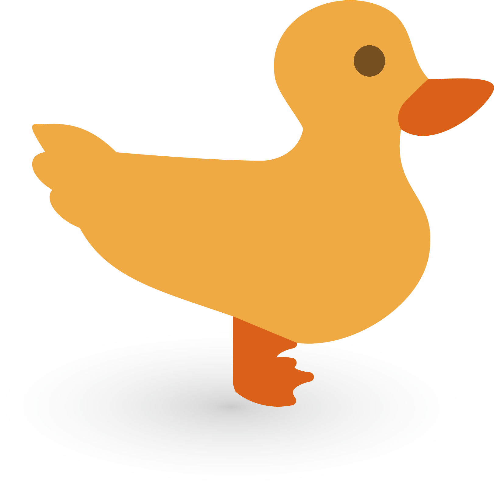 Duck Cartoon Euclidean Vector Yellow Illustration - American Black Duck (1623x1588)