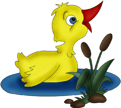 Vector Baby Duck - Cross-stitch (400x400)