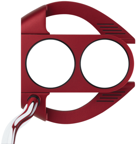 Odyssey O Works 2 Ball Fang - Odyssey O Works Red Putters (500x500)
