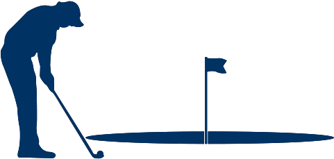 Golfspieler Großen Loch T Shirt, Dunkelgrau Meliert, - Miniature Golf (480x480)