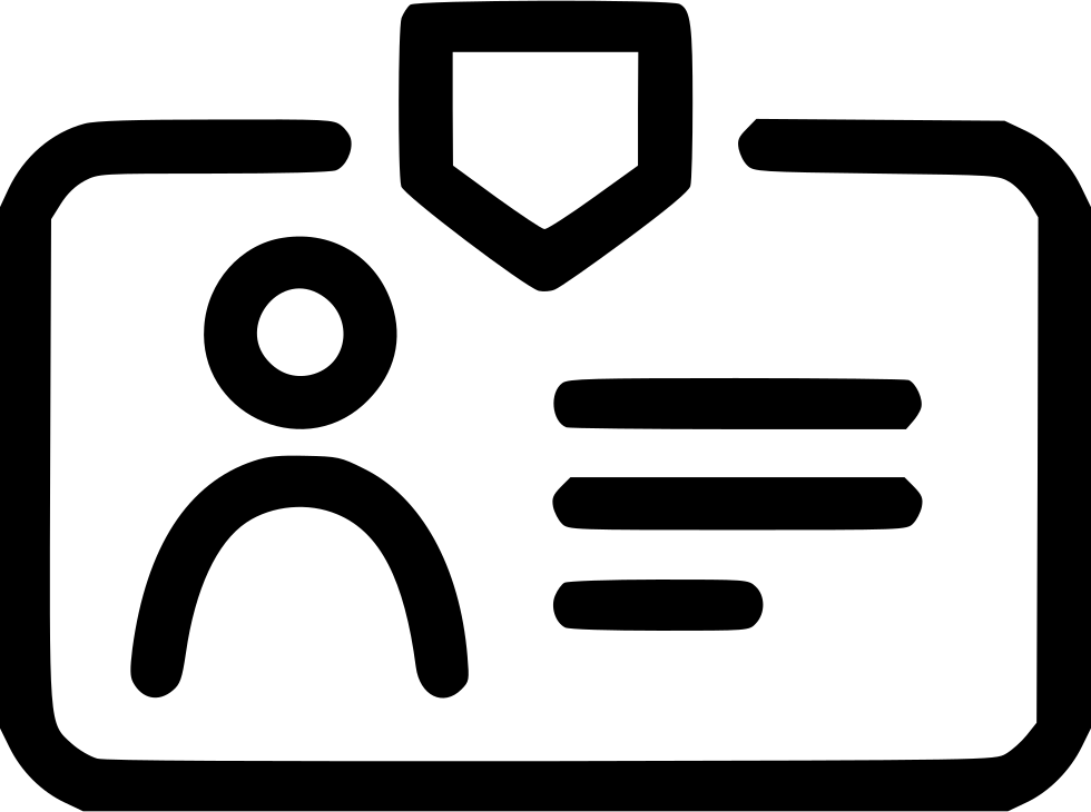 Business Card Id Identification Document Pass Comments - Identity Document (980x730)