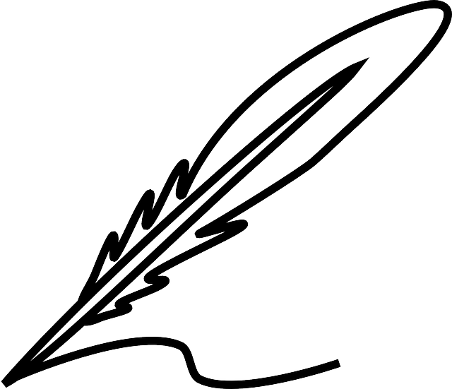 Free Pictures Free Vectors - Feather Pen Clipart Transparent (640x551)
