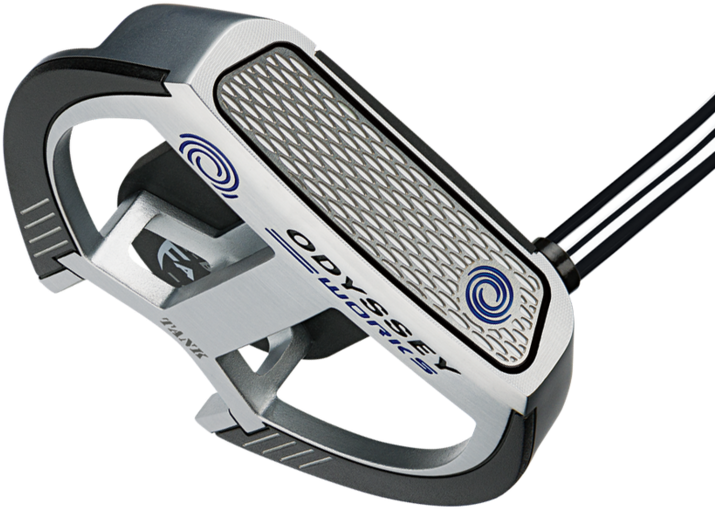 Odyssey Works Tank Versa 2-ball Fang Putter - Odyssey Mens Works Versa 2 Ball Fang Lined Putter (768x768)