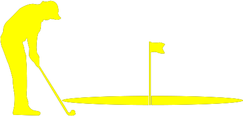 Golfspieler Großen Loch T Shirt, Dunkelgrau Meliert, - Illustration (480x480)