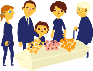 Family Member Clipart - Death Of Family Member Cartoon (535x300)