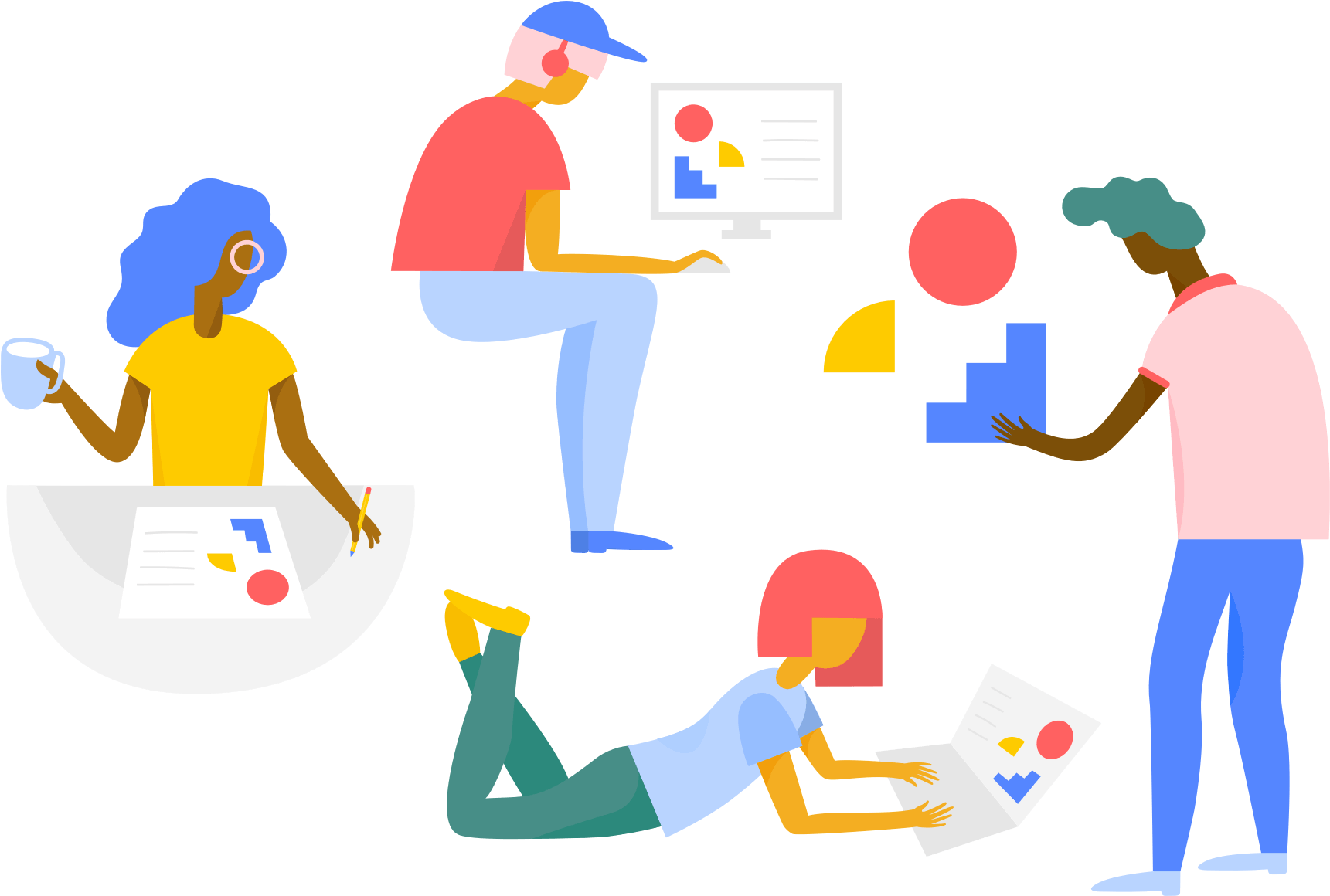 A Design Library Made For Your Entire Team - Design Team Illustration (2560x1160)