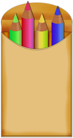 Color Clipart Pencil Crayon - Clipart School Pencil Crayons (276x500)
