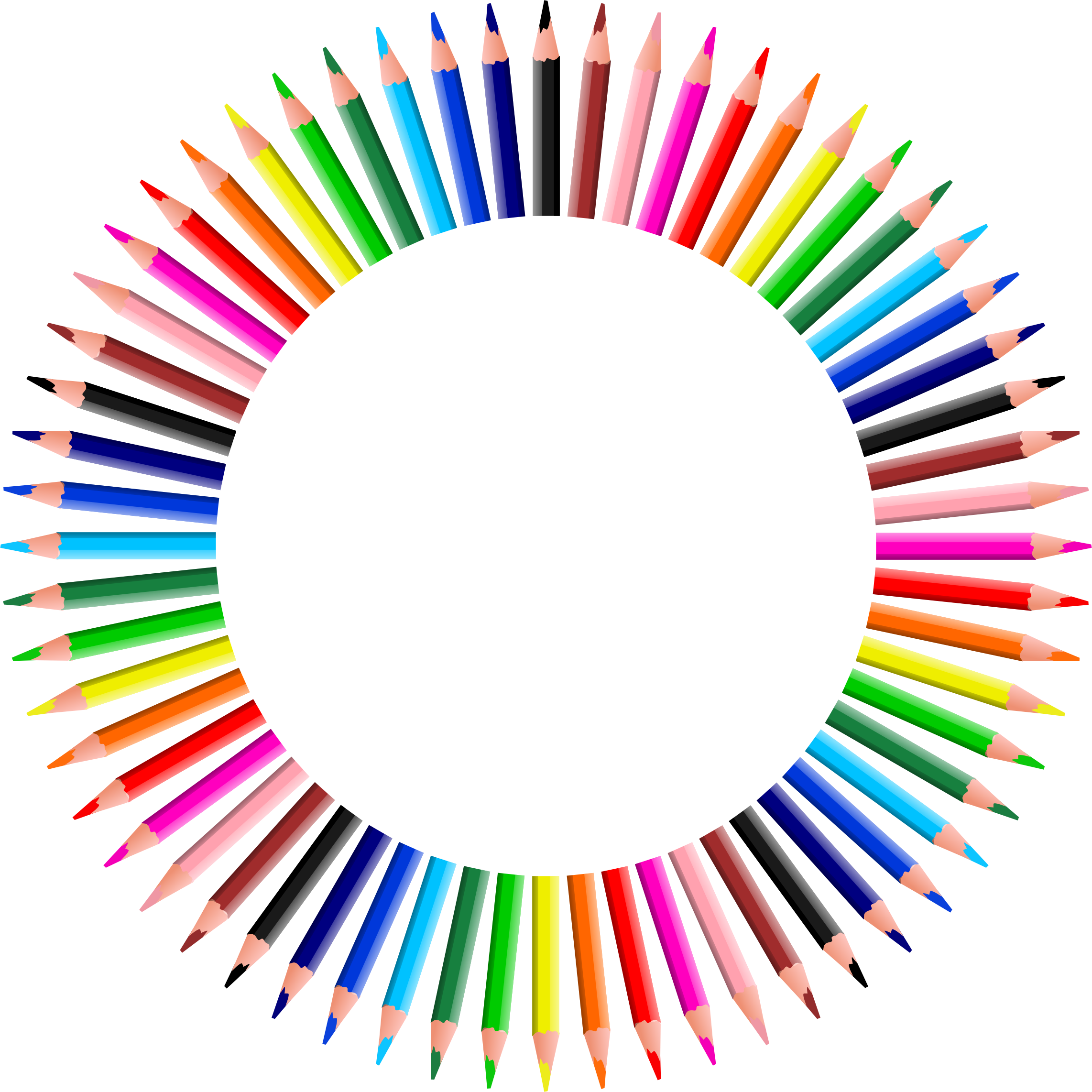 Big Image - Pencils Color Icon Png (2284x2284)