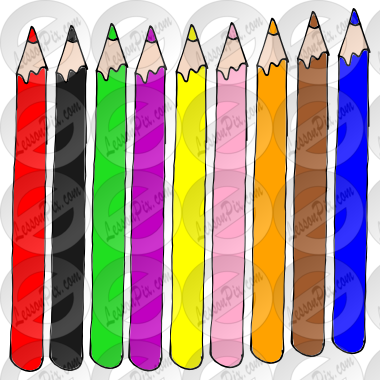 Colored Pencils Picture - Picket Fence (380x380)