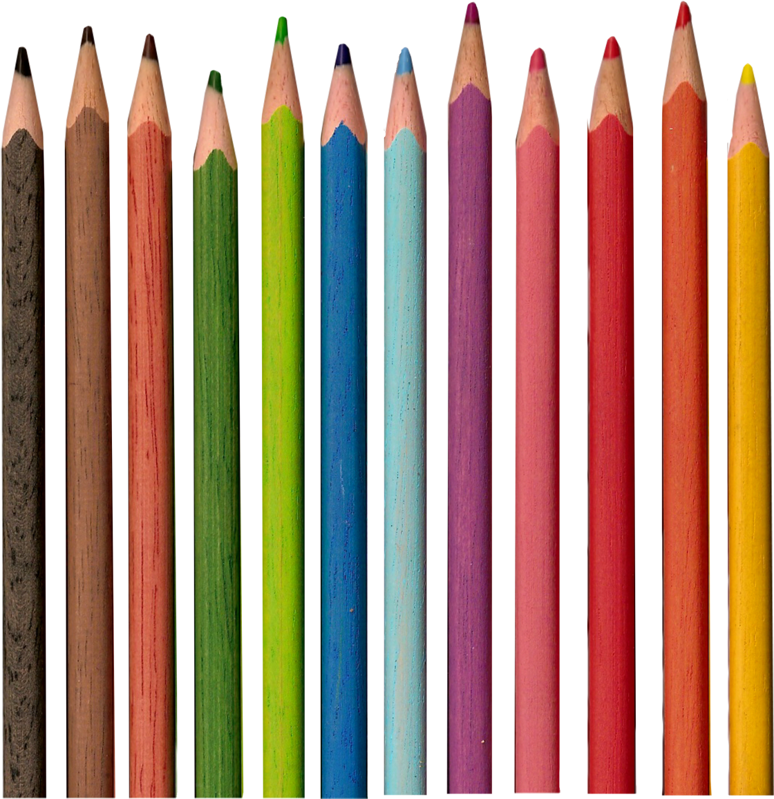 Colorful Pencils Png Image - Карандаши (1200x1200)