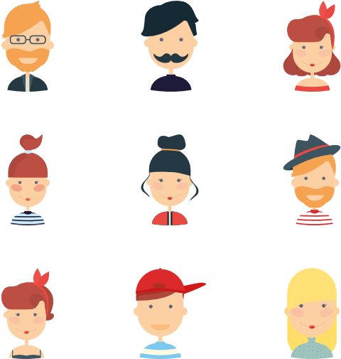 User Avatar Set - Avatar User - Full Size PNG Clipart Images Download image.