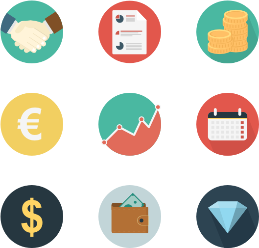 Business - Finance Icons (600x564)