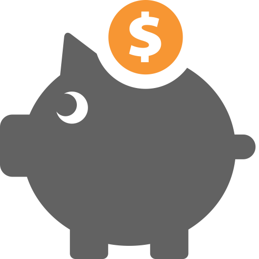 Piggy Bank, Multicolor, Business Icon - Weapon (512x512)