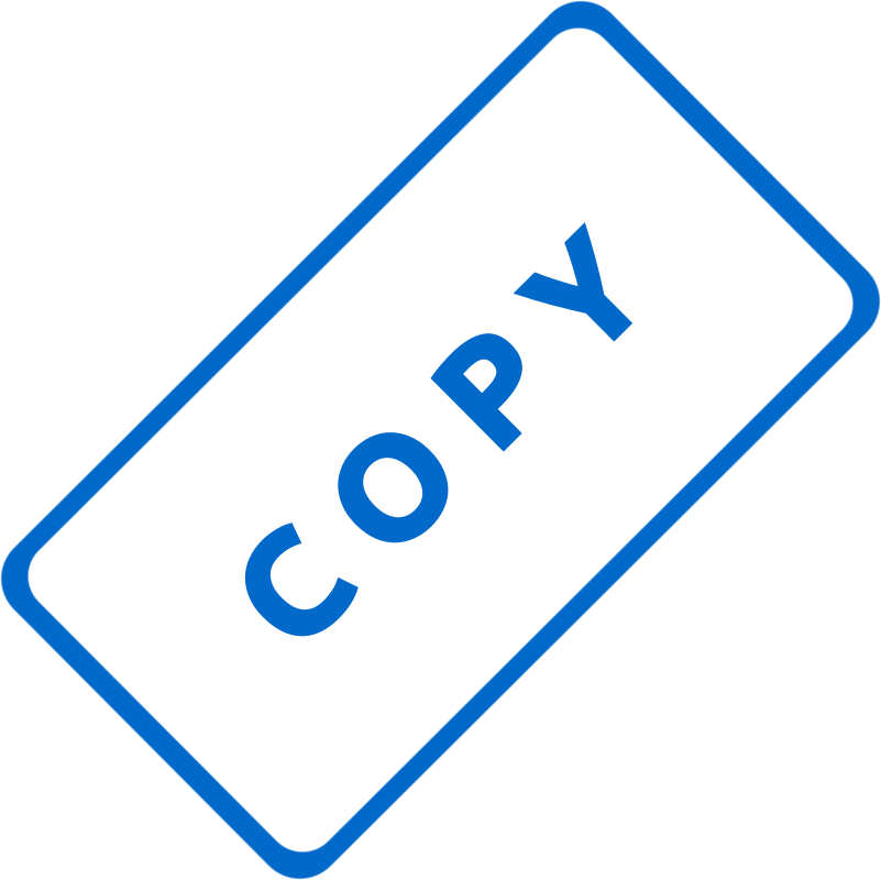 Clipart Copy Business Stamp - Copy Stamp Png (801x800)