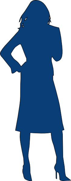 Woman Silhouette Png (234x591)