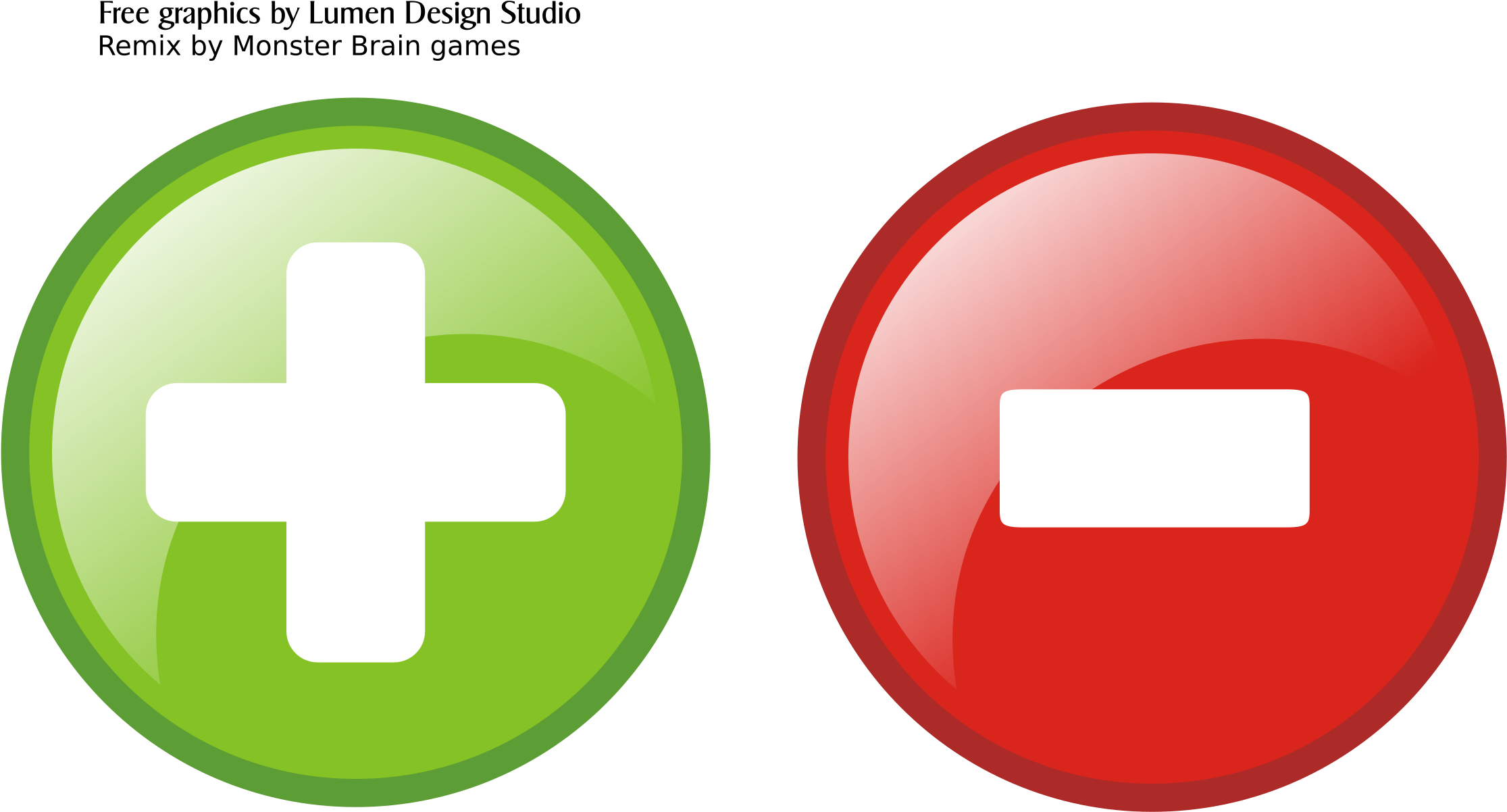 Big Image - Plus And Minus Sign (2400x1500)