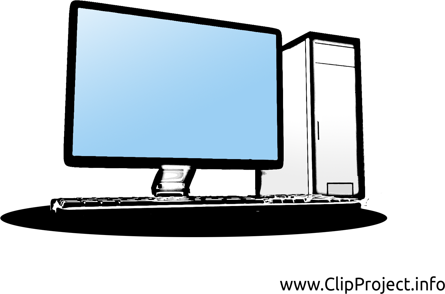 Ordinateur Dessins Gratuits Entreprise Clipart - Service (1600x1200)