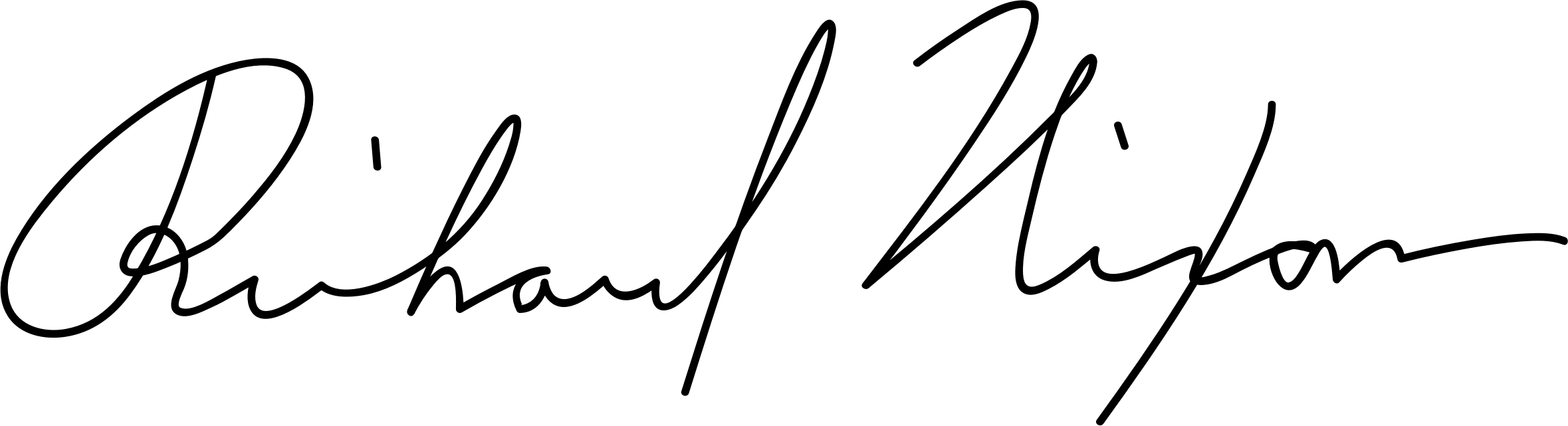 Signature - Handwritten Signature Png - (2359x641) Png Clipart Download
