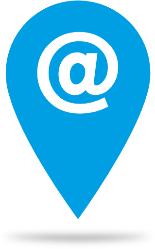 Blue Email Icon Clip Art - Email Symbol Small (510x598)