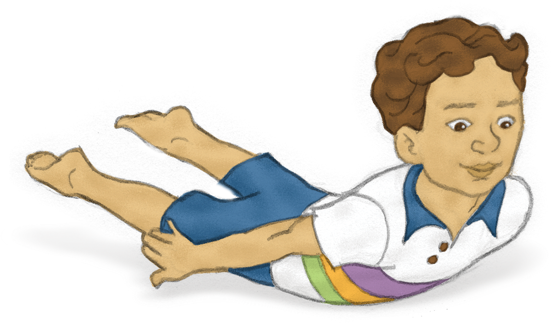 Locust Pose For Kids - Kids Yoga Stories (1350x784)