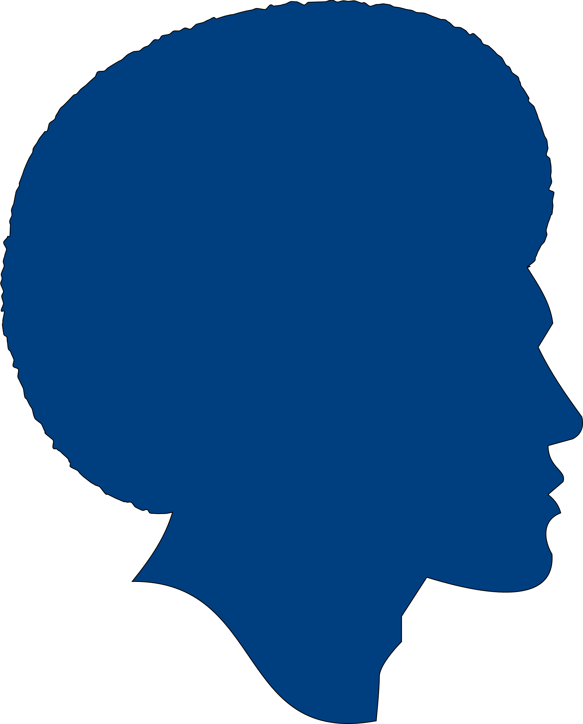Big Image - African American Male Silhouette (1932x2400)