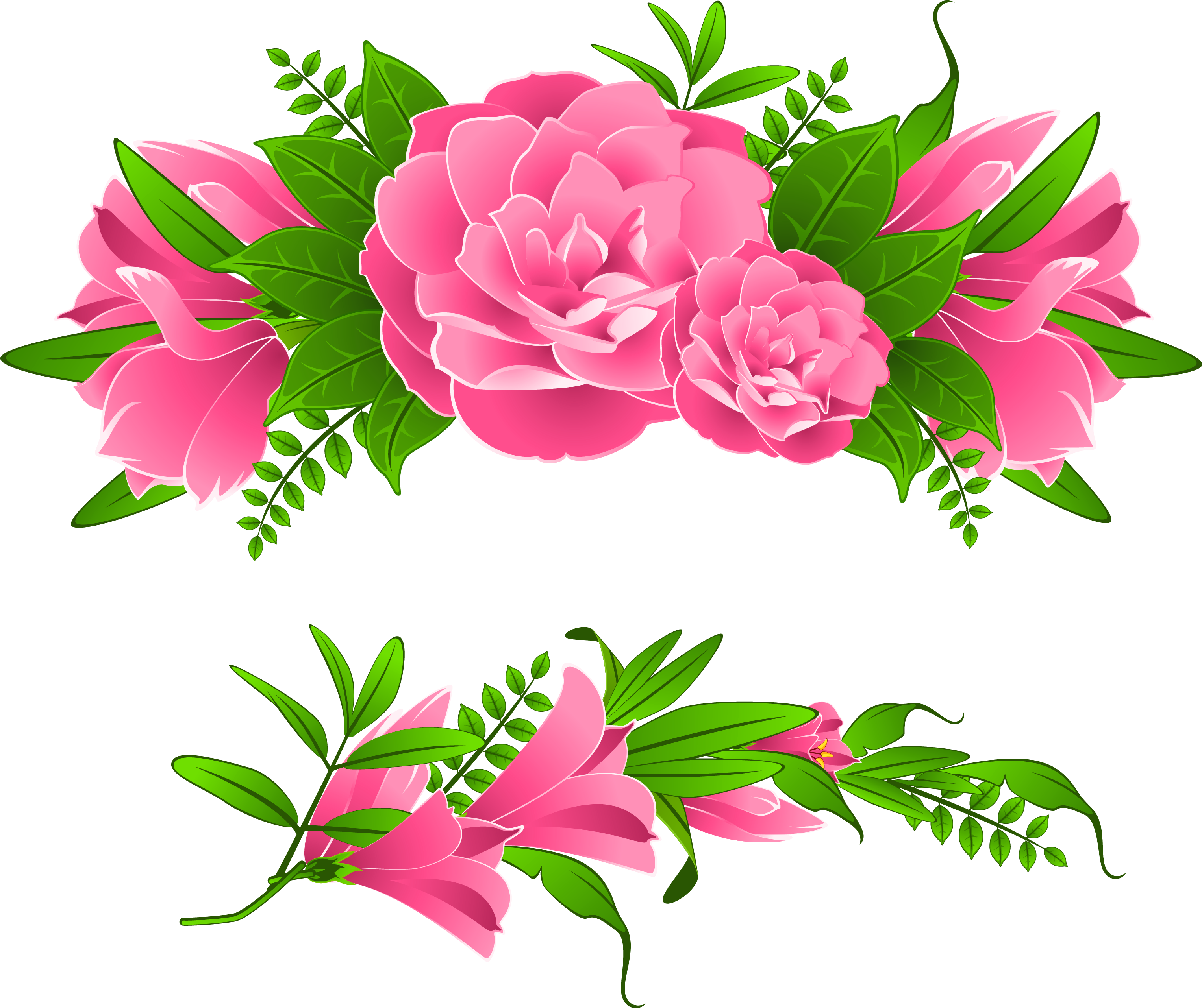 Flowers Clipart Png - Flowers Clipart Png (3128x2649)