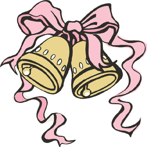 Free Clipart Wedding Bells (512x512)