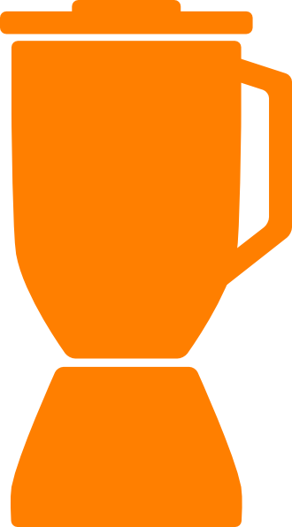 Orange Blender Clip Art At Clkercom Vector Online Royalty - Blender Vector (330x596)