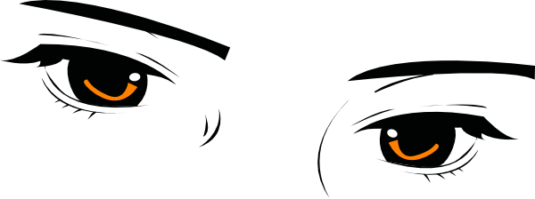 Modified Golden Eyes Clip Art At Clker - Eye (600x224)