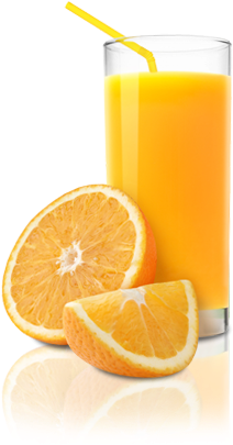 Juice Illustration Png Image - Orange Juice Transparent Background (260x494)