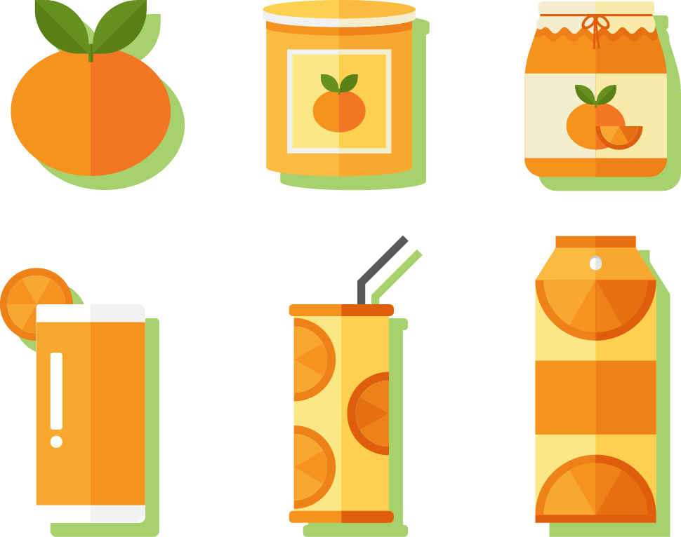Orange Juice Tomato Juice Strawberry Juice - Orange (970x766)