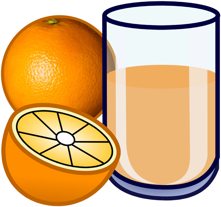 Carton Of Orange Juice Clipart Picture - Cartoon Orange Juice (800x800)