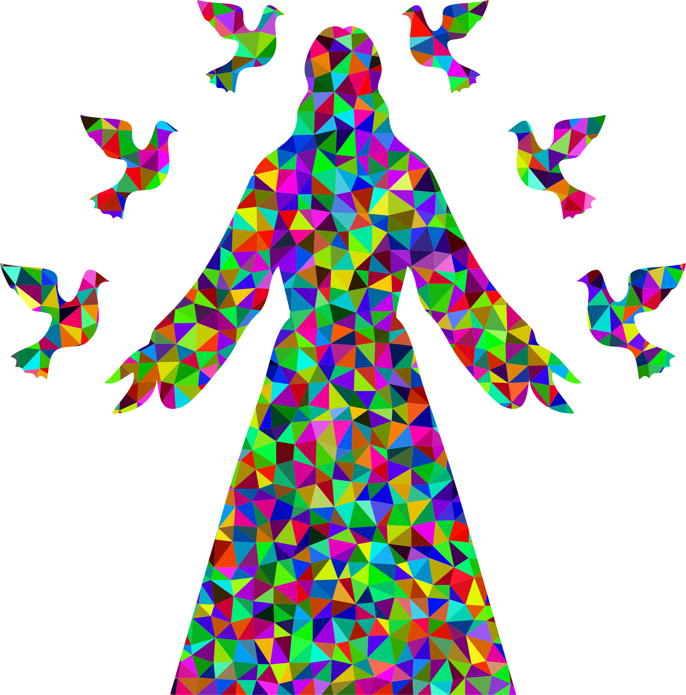 Low Poly Jesus Christ - Jesus Silueta Png (2250x2280)
