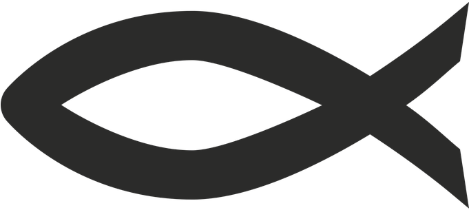 Ichthys Jesus Christ Symbol Fish Christian - Christian Fish (800x400)
