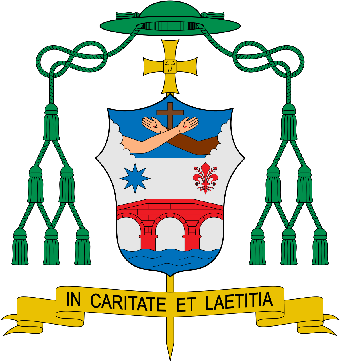 Bishop Spalding Coat Of Arms (1200x1279)