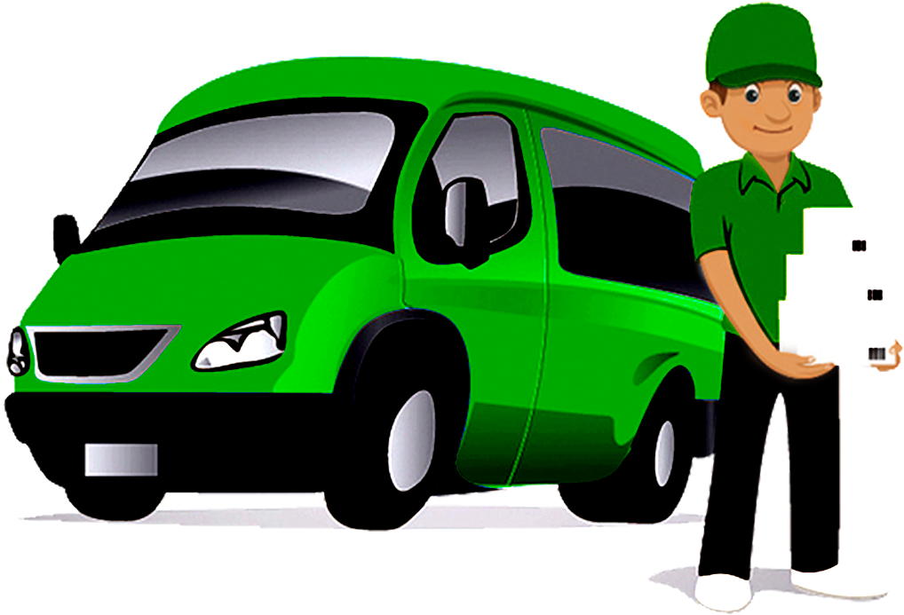 Man And A Van Hampshire - Delivery Car Logo (1032x699)