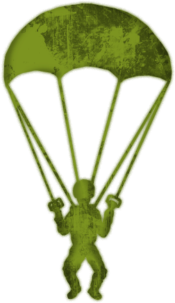 Green Army Parachute Clipart - Parachute (512x512)