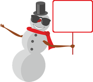 Snow Man, Snow, Winter, Christmas - Gambar Natal Manusia Salju (385x340)