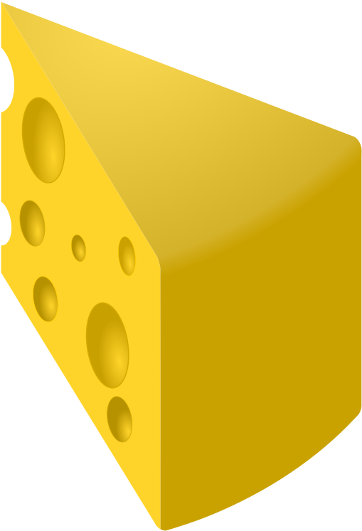 Cheese Clip Art Images Free For Commercial Use - Swiss Cheese Slice Png (562x800)