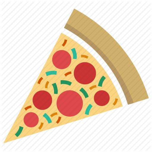 Pizza Icon Stock Vector - Pizza Slice Png Icon (512x512)