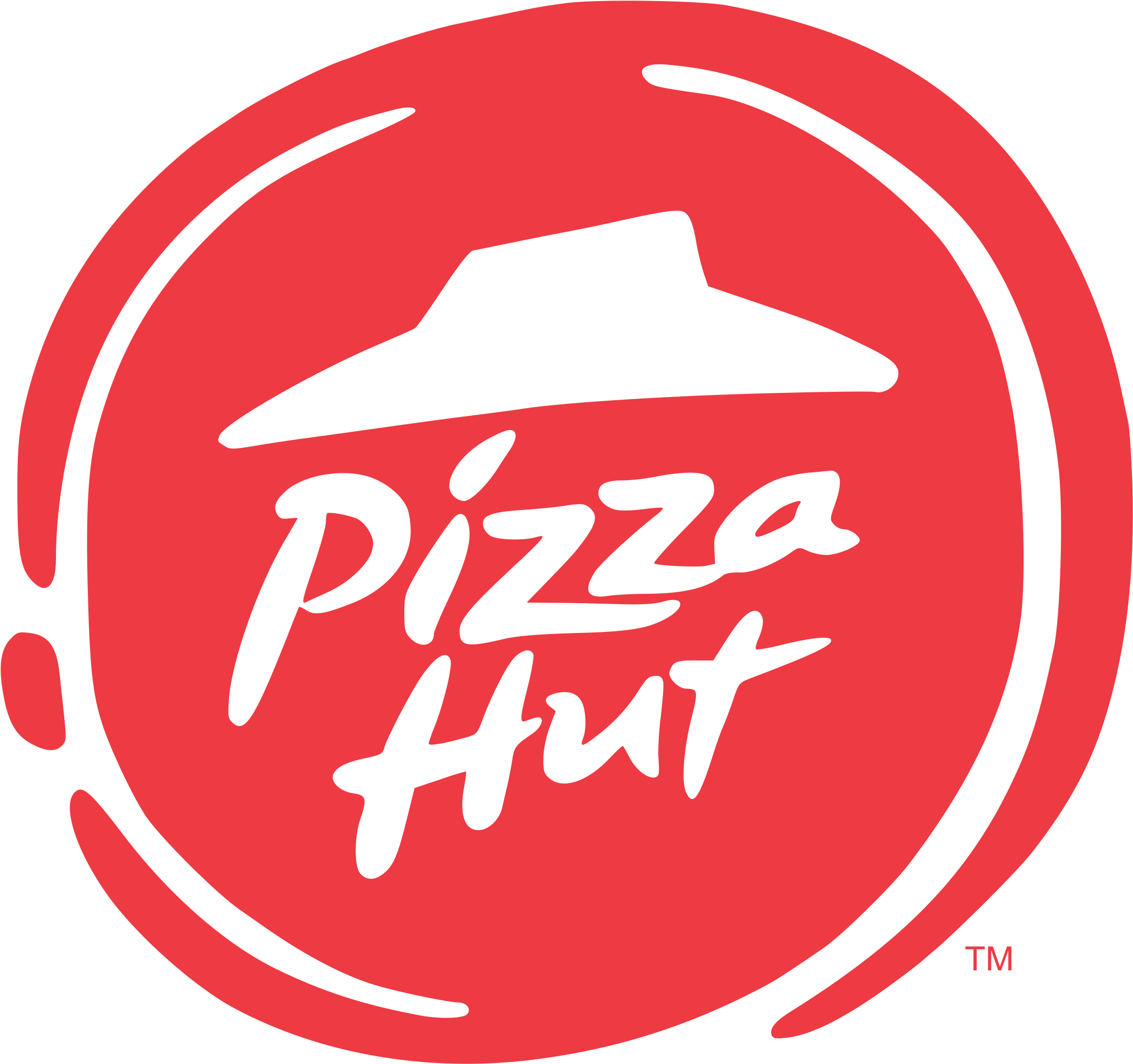Quién Diseñó El Logo De Pizza Hut - Pizza Hut Logo Png (2400x2267)