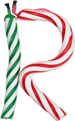 Candle Font - Letter R Transparent Background (527x447)