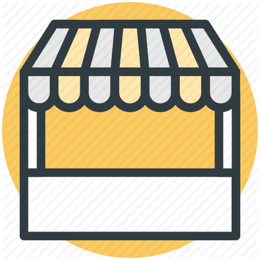 Pin Food Stand Clipart - Food Stand Vector Png (512x512)